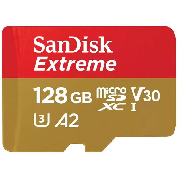 SanDisk 128GB Extreme microSDXC Memory Card SanDisk 128GB Extreme microSDXC Memory Card